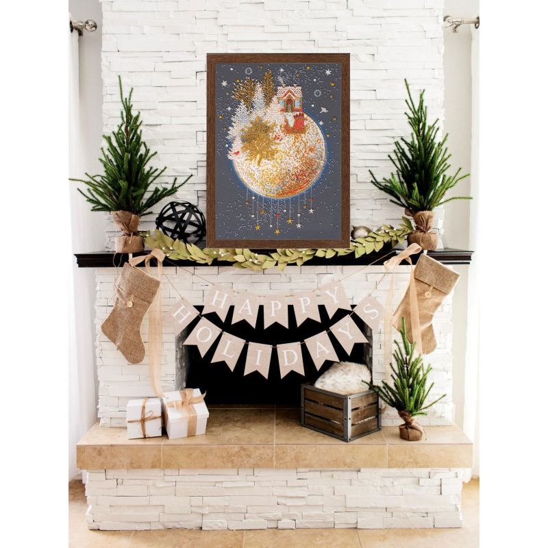 Main Bead Embroidery Kit Christmas tale
