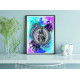 Main Bead Embroidery Kit Mandala feather