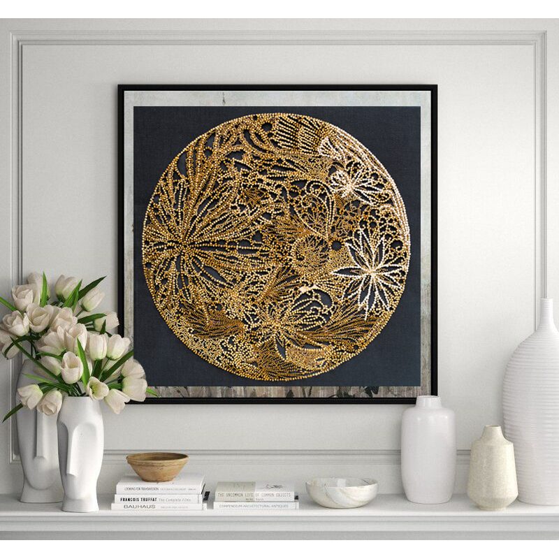 Main Bead Embroidery Kit Moon filigree