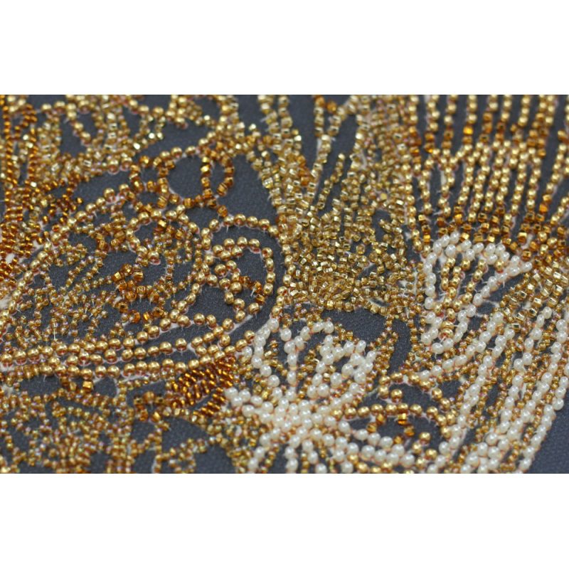 Main Bead Embroidery Kit Moon filigree