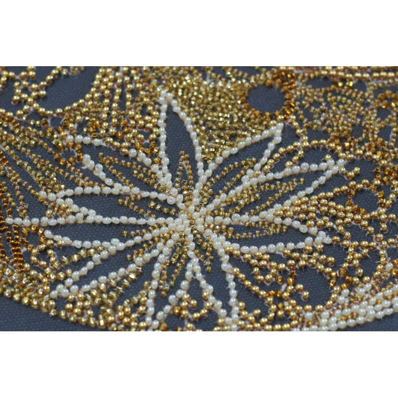Main Bead Embroidery Kit Moon filigree