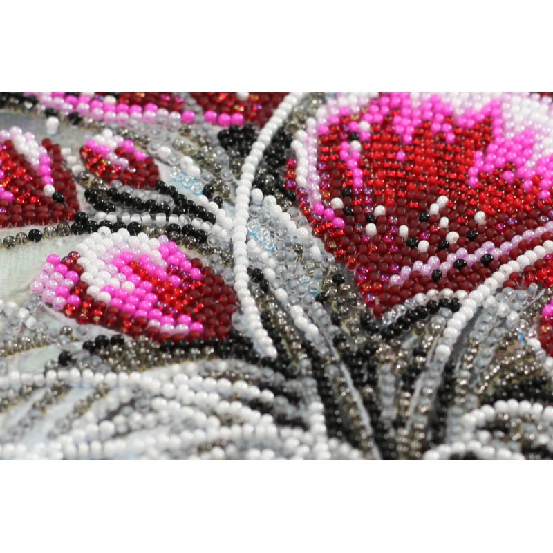 Main Bead Embroidery Kit Red emerald