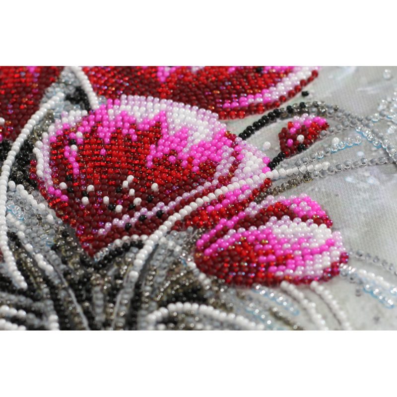 Main Bead Embroidery Kit Red emerald