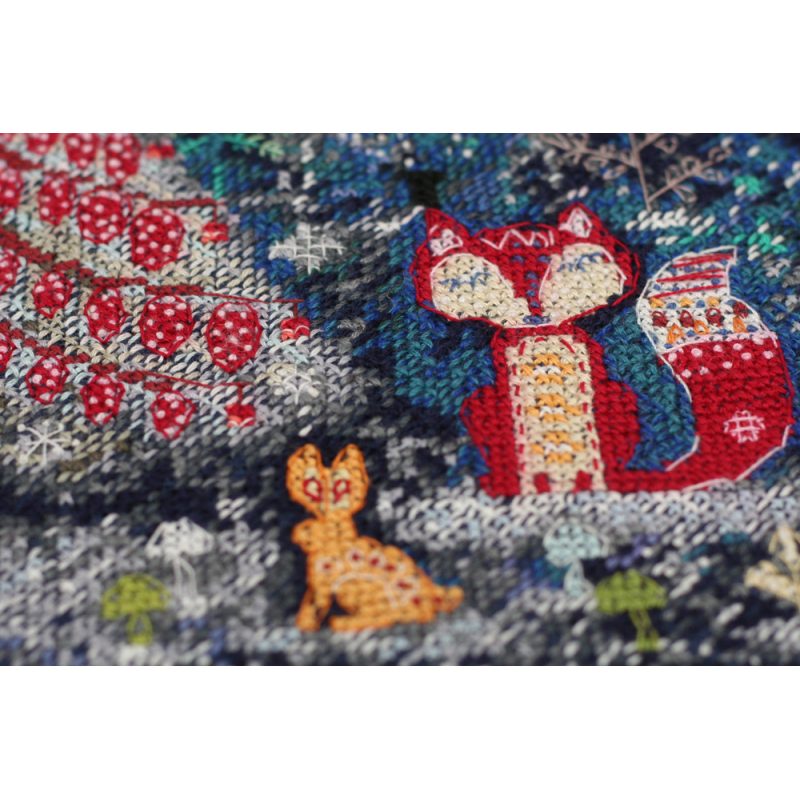 Cross-stitch kits In the winter forest one day
