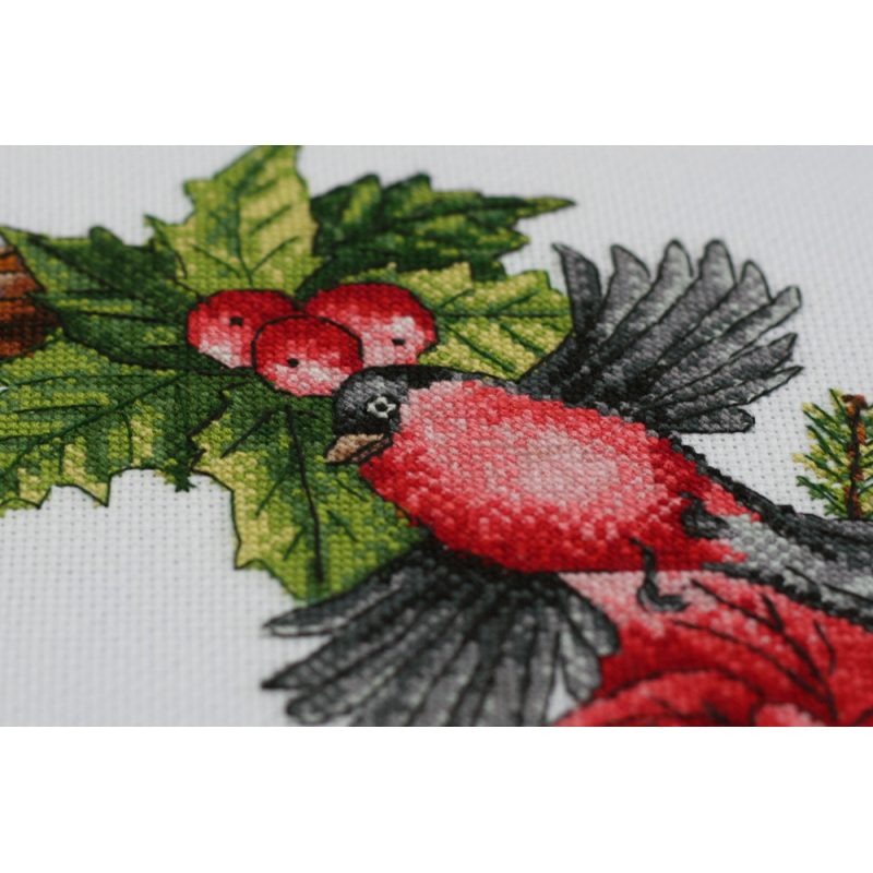 Cross-stitch kits Christmas wreath