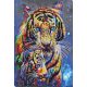 Main Bead Embroidery Kit Colored tigers