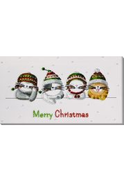 Main Bead Embroidery Kit Holiday cats