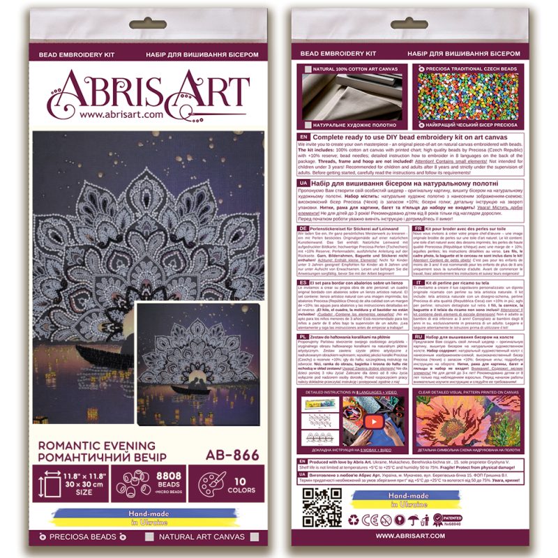 Main Bead Embroidery Kit Romantic evening