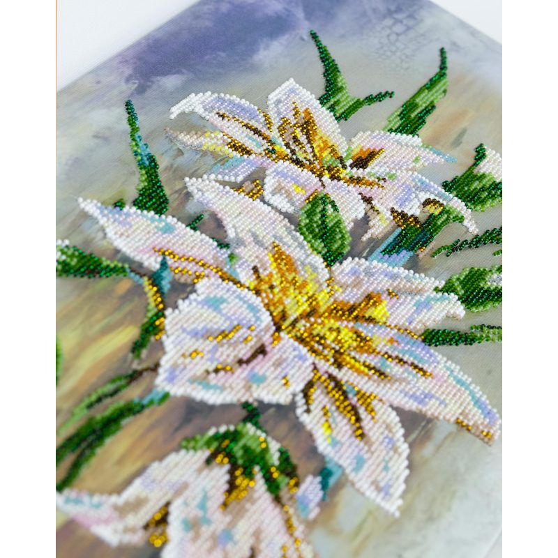 Main Bead Embroidery Kit Fragile lilies