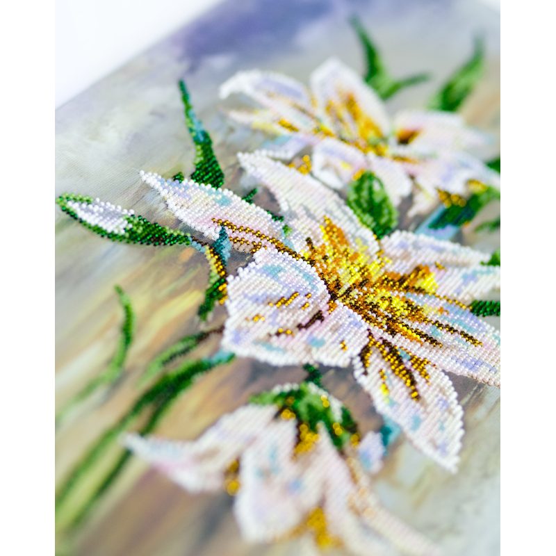 Main Bead Embroidery Kit Fragile lilies