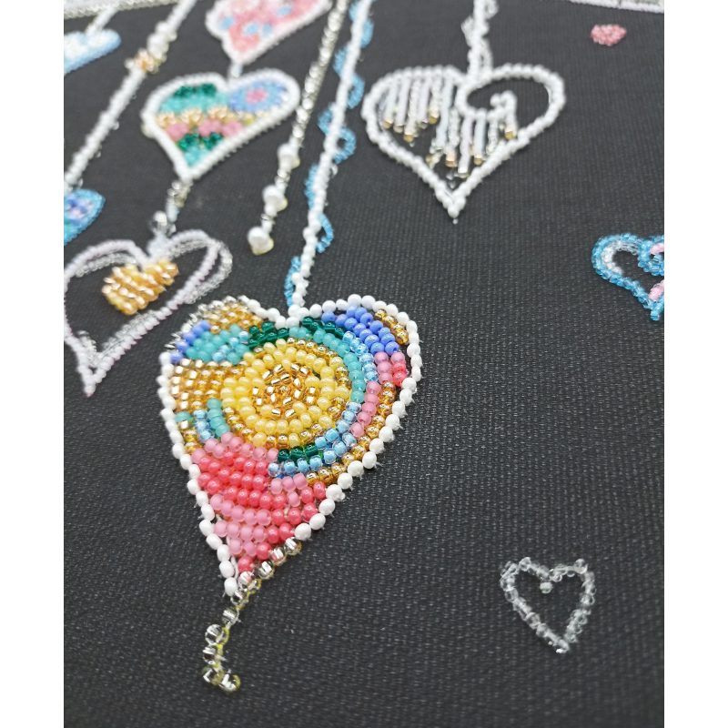 Main Bead Embroidery Kit Birds in love