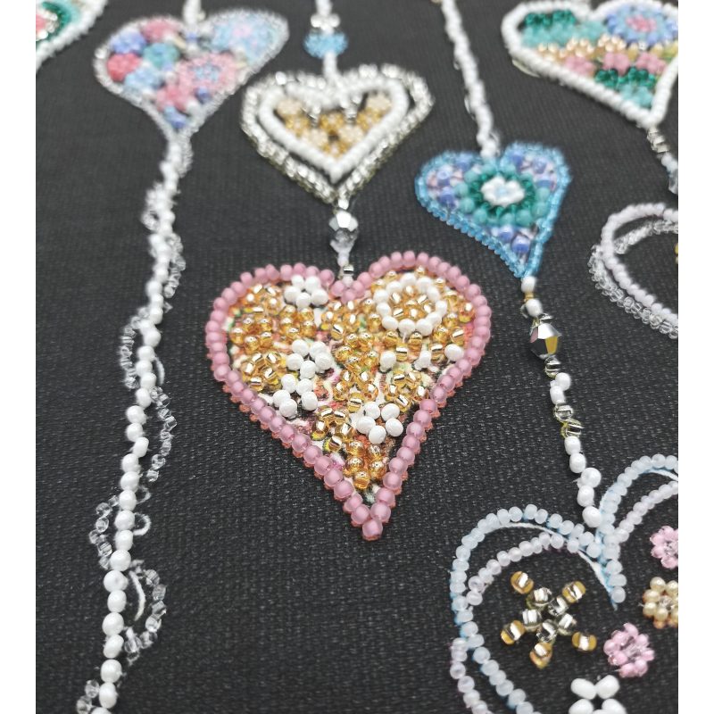 Main Bead Embroidery Kit Birds in love