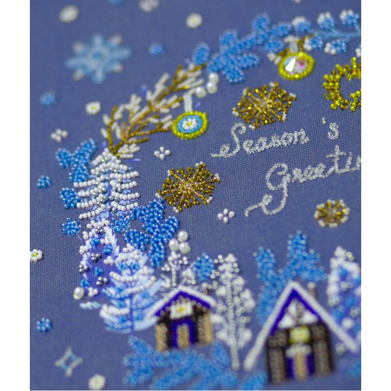 Main Bead Embroidery Kit Christmas motif