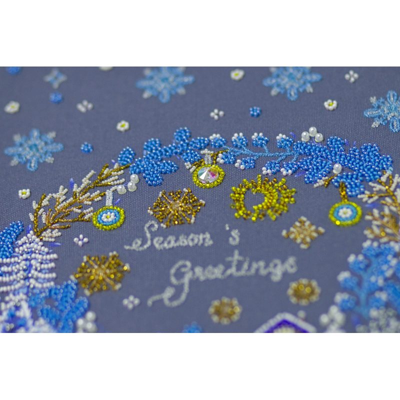 Main Bead Embroidery Kit Christmas motif