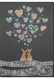 Main Bead Embroidery Kit Rabbits in love