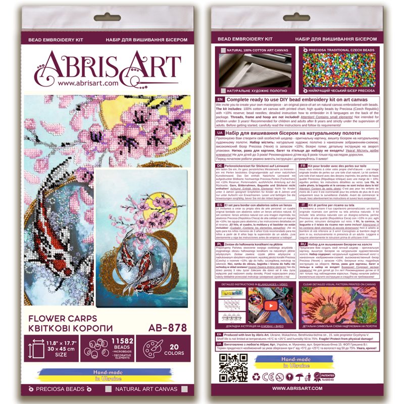 Main Bead Embroidery Kit Flower carps