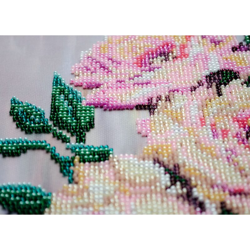 Main Bead Embroidery Kit Gentle roses