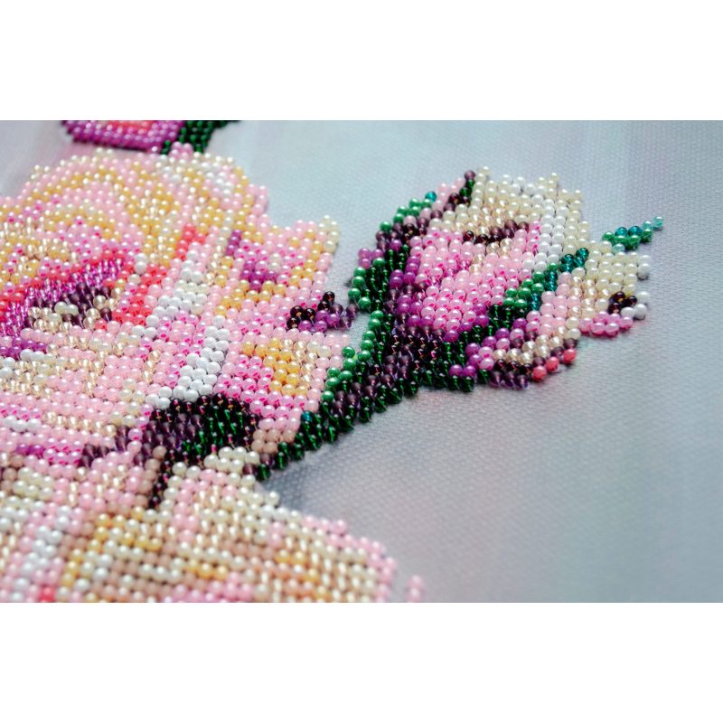 Main Bead Embroidery Kit Gentle roses