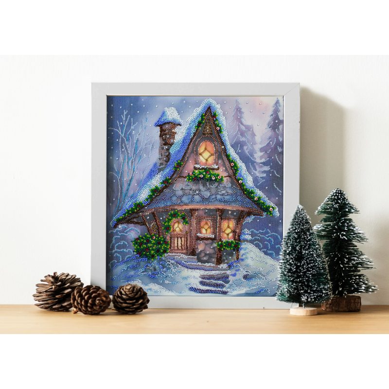 Main Bead Embroidery Kit When winter blows cold