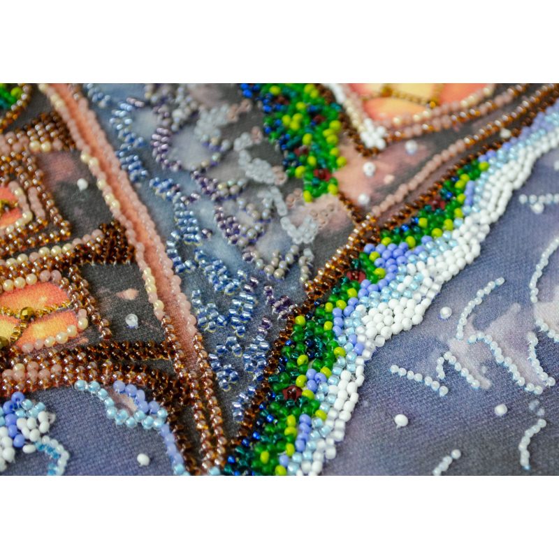 Main Bead Embroidery Kit When winter blows cold