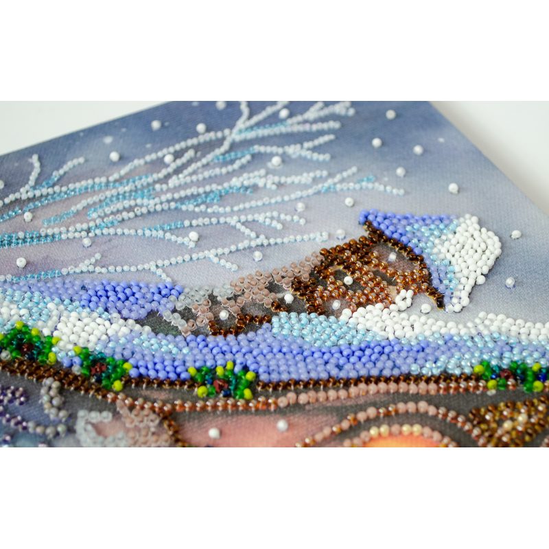 Main Bead Embroidery Kit When winter blows cold