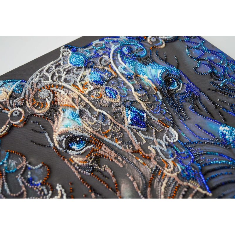 Main Bead Embroidery Kit Sage gaze