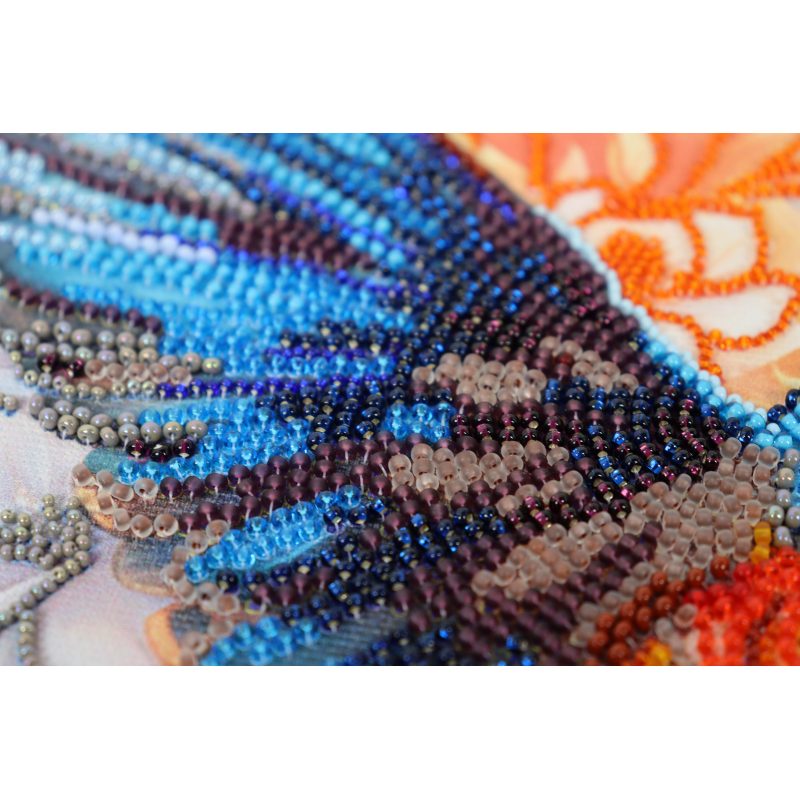 Main Bead Embroidery Kit A colorful flap of a wing