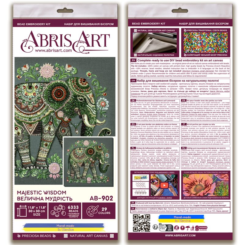Main Bead Embroidery Kit Majestic wisdom