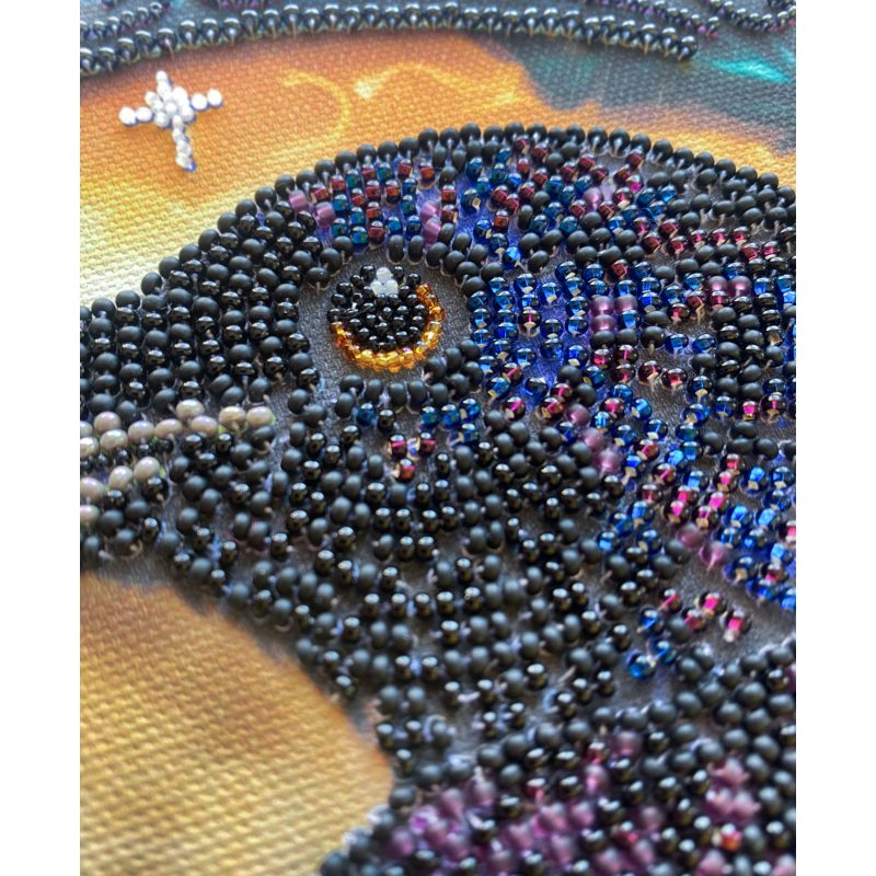 Main Bead Embroidery Kit Black raven