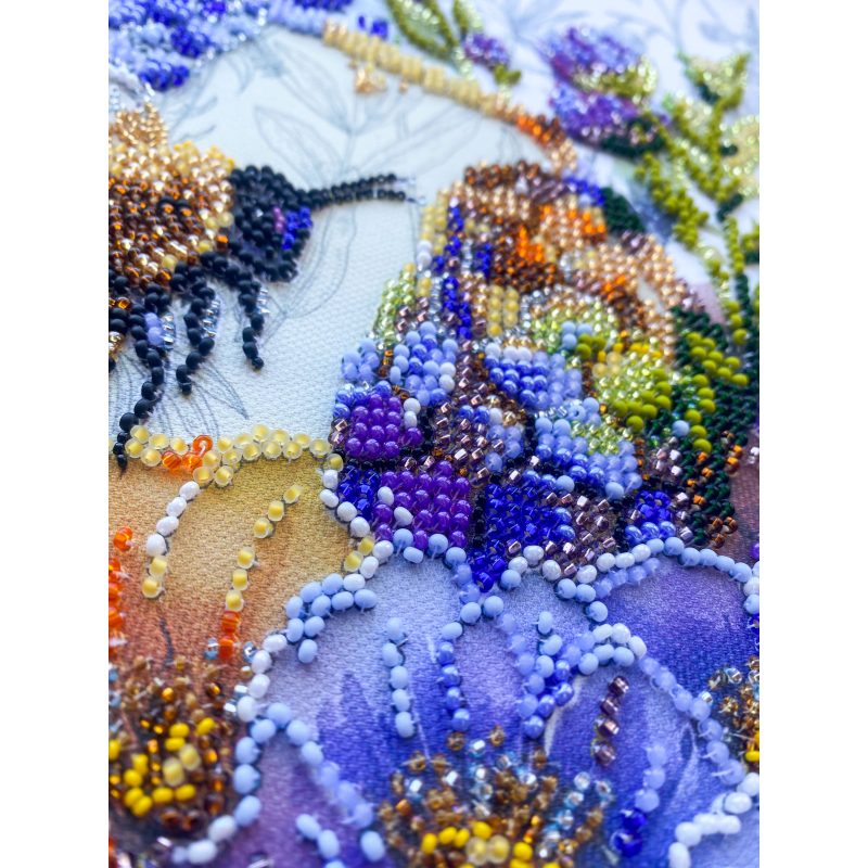 Main Bead Embroidery Kit Flower honey