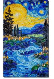 Main Bead Embroidery Kit There behind the waterfall