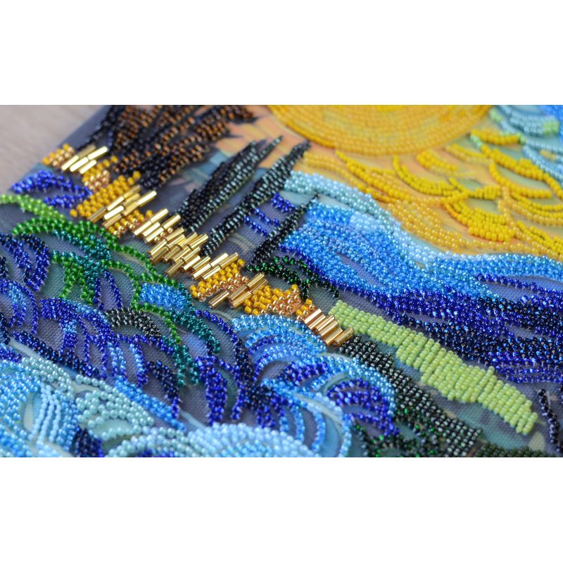 Main Bead Embroidery Kit There behind the waterfall