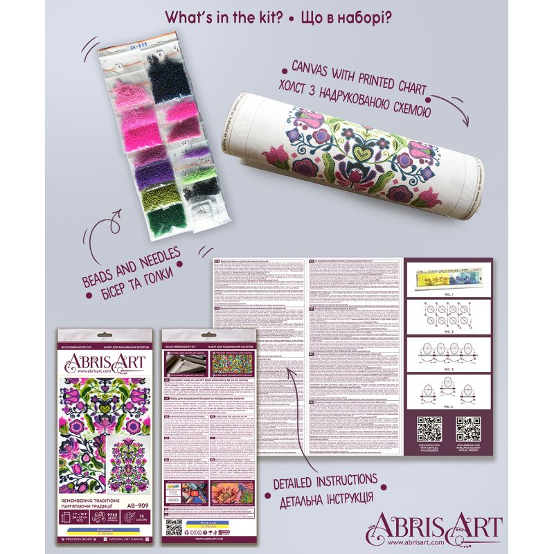 Main Bead Embroidery Kit Remembering traditions