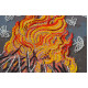 Main Bead Embroidery Kit Dancing around the campfire