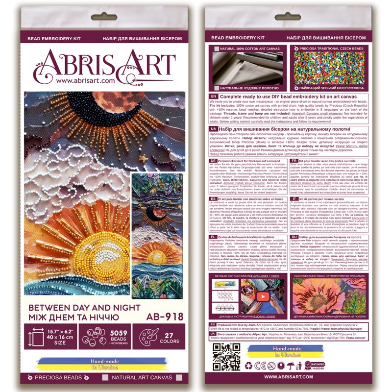 Main Bead Embroidery Kit Between day and night