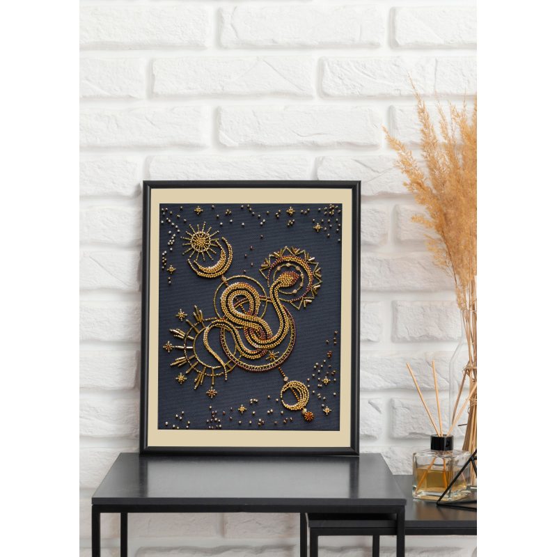 Main Bead Embroidery Kit Golden talisman