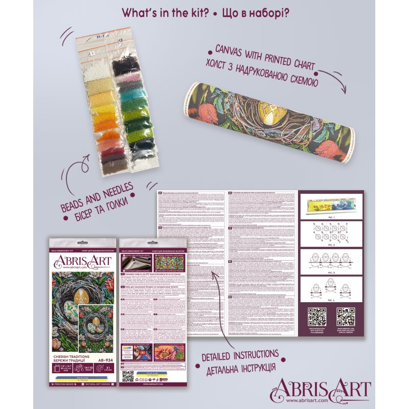 Main Bead Embroidery Kit Cherish Traditions
