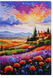 Main Bead Embroidery Kit Evening over the meadow