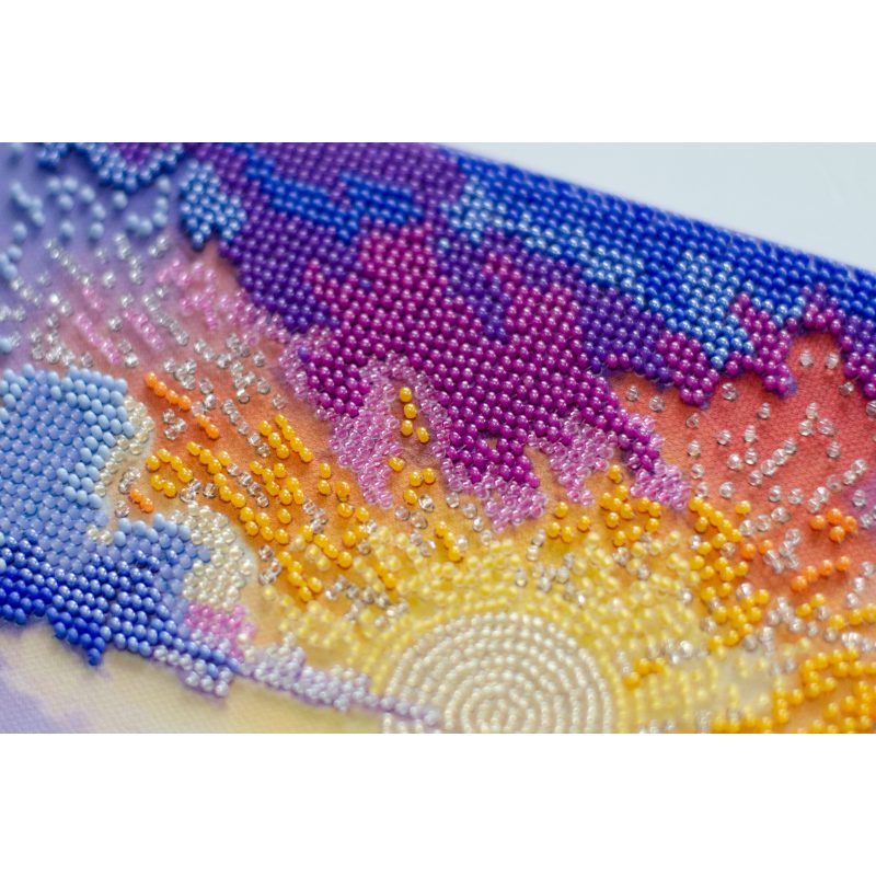 Main Bead Embroidery Kit Evening over the meadow