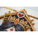 Main Bead Embroidery Kit Queen of hearts