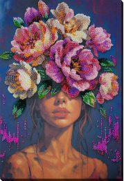 Main Bead Embroidery Kit Blooming Thoughts