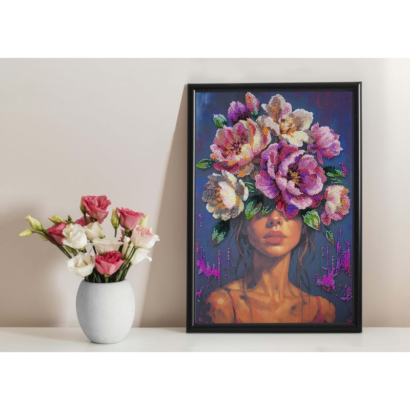 Main Bead Embroidery Kit Blooming Thoughts