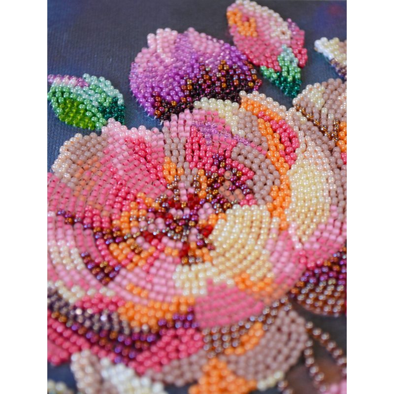 Main Bead Embroidery Kit Blooming Thoughts