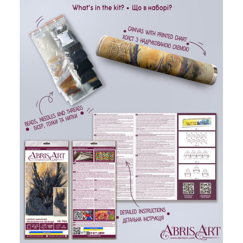 Main Bead Embroidery Kit Legend awakened