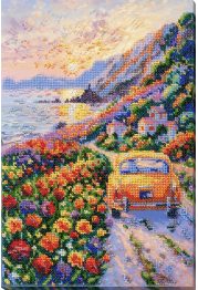 Main Bead Embroidery Kit Twilight Over the Sea