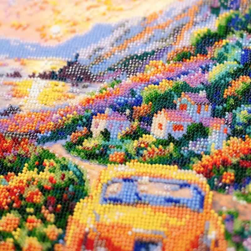 Main Bead Embroidery Kit Twilight Over the Sea