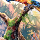 Main Bead Embroidery Kit Colorful Parrot