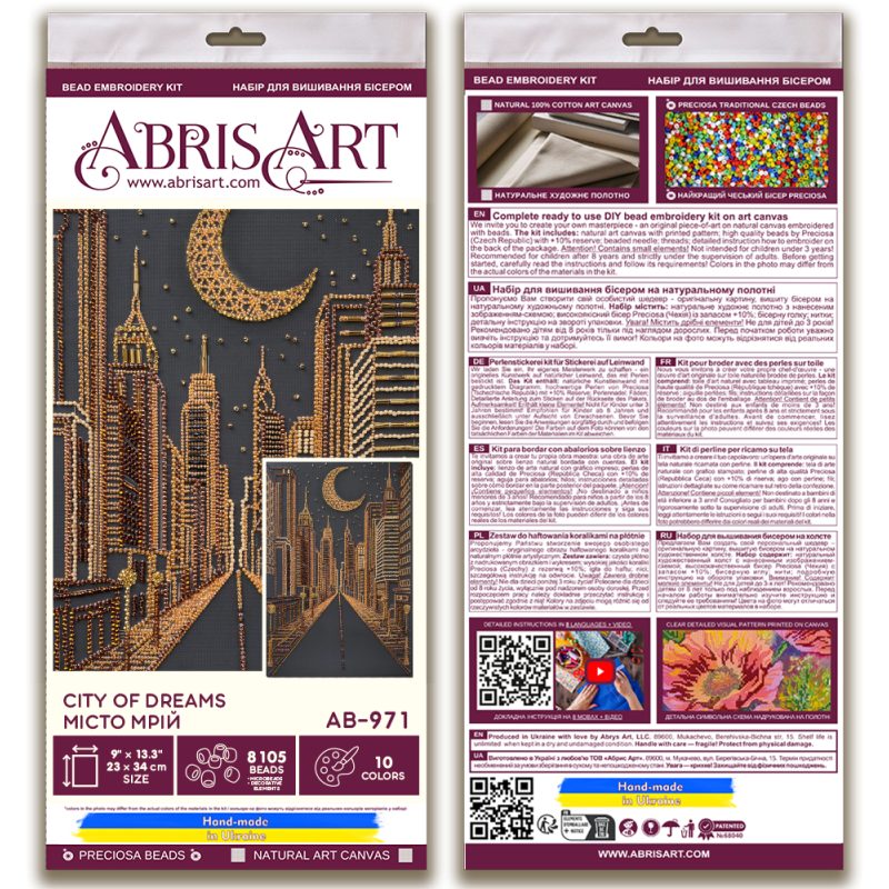 Main Bead Embroidery Kit City of dreams