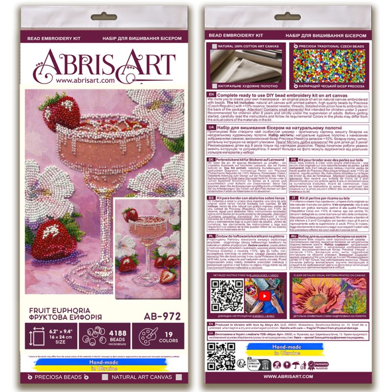 Main Bead Embroidery Kit Fruit Euphoria