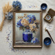 Main Bead Embroidery Kit Hydrangeas in Porcelain